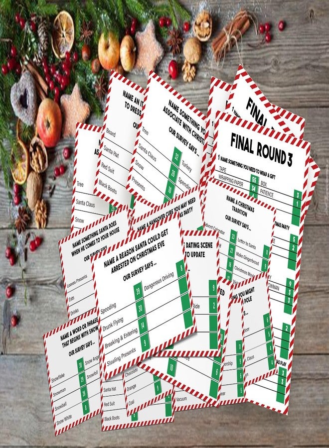 GNATV Christmas Friendly Feud Game, Family Game Night, Trivia Quiz, Christmas Trivia Game, Games for Family, Office, Class, Group, Fun Feud for Family -SC02A - Image 3